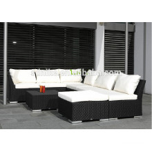 Hot sales garden furniture cheap aluminium frame outdoor rattan sofa sale cheap